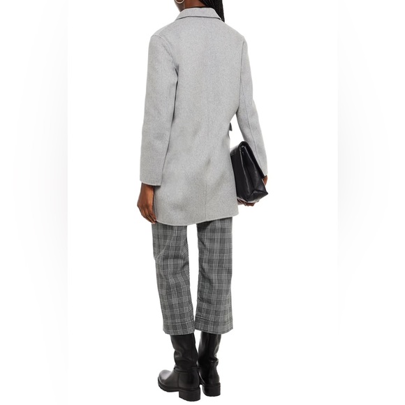 Maje - Galami double faced wool coat in light grey. Brand new condition T36 - Picture 2 of 5